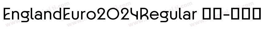 EnglandEuro2024Regular 字体字体转换